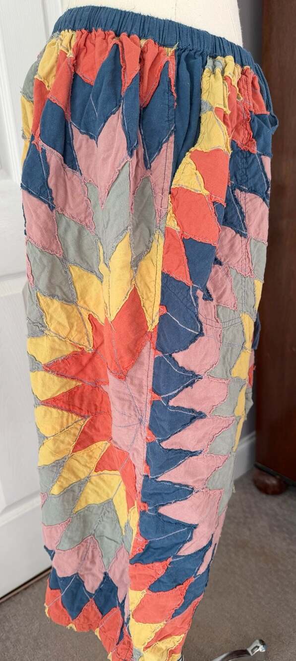 Magnolia Pearl Rainbow Quiltwork Garçon Trouser Pants - Picture 6 of 11